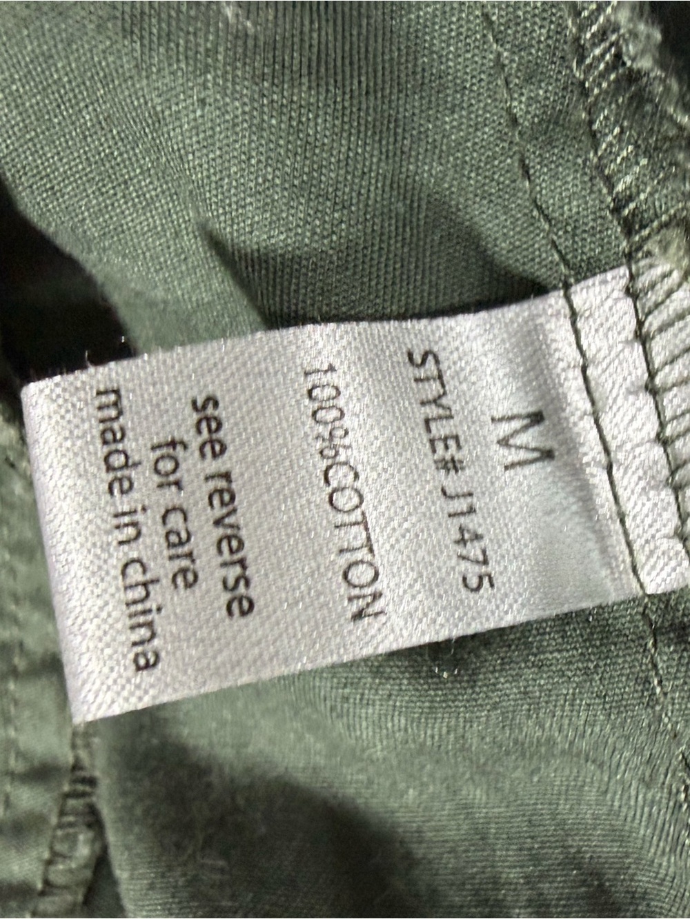 Active USA Olive Green Utility Jacket with Hood and Drawstring - Picture 5 of 7
